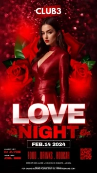 Love Night Instagram Story template