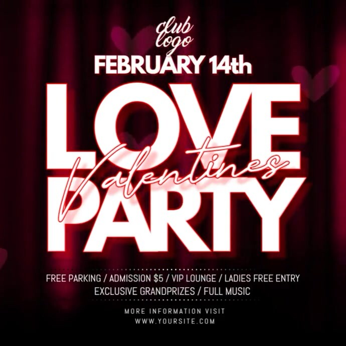 Love Party Template | PosterMyWall