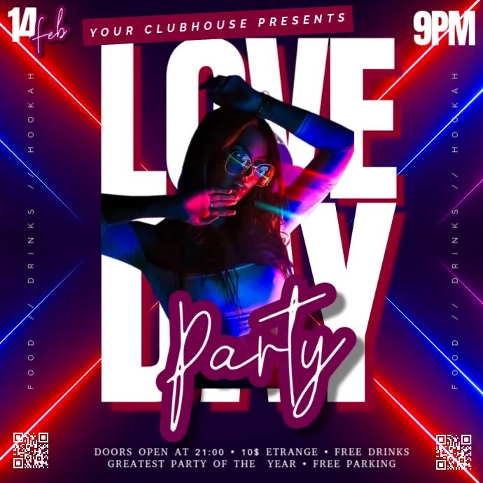 LOVE PARTY A Template PosterMyWall