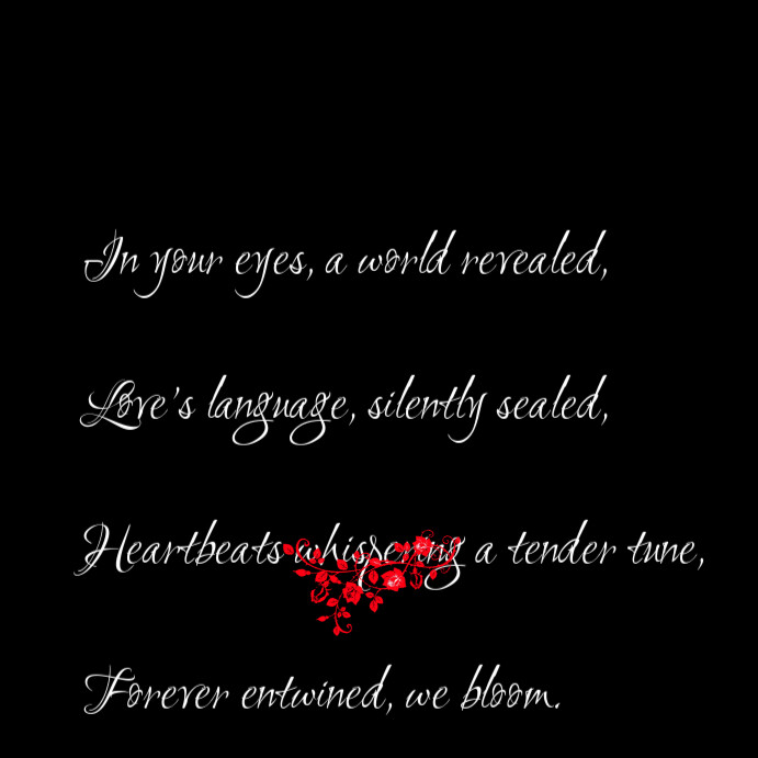 love poem Template PosterMyWall