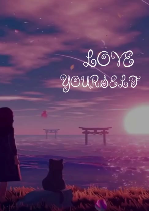 Love post A4 template