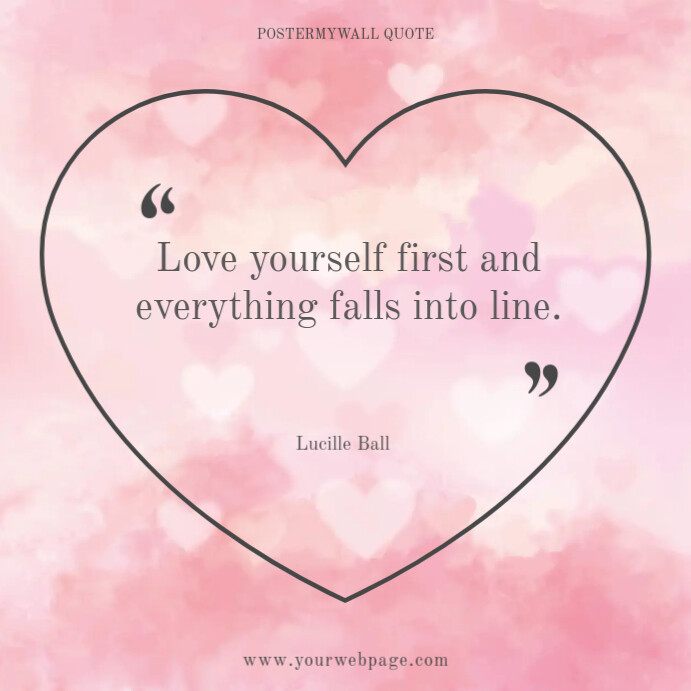 Modele De Conception De Citation D Amour Pour La Instagram Postermywall