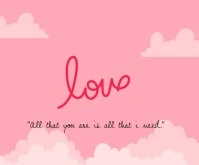 Love Quotes Medium Rectangle template