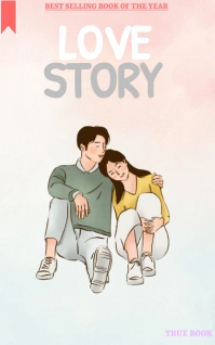 LOVE STORY BOOK TEMPLATE Kindle-/boekomslagen