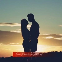 Love story Instagram Post template