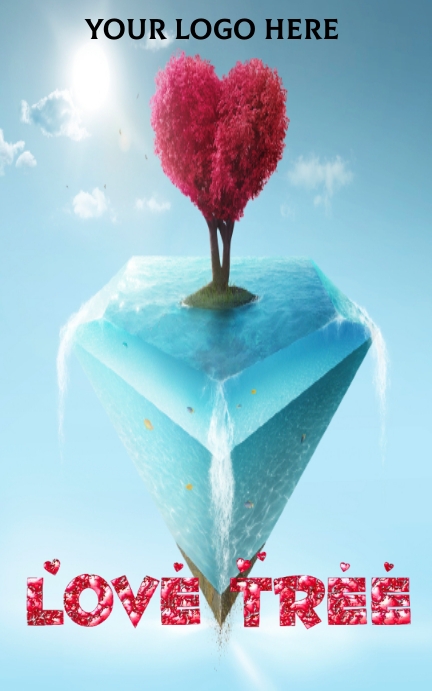 Love tree Kindle/Book Covers template