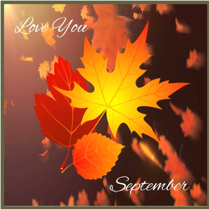 love u September Template | PosterMyWall