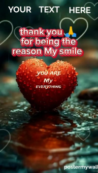绿色 Valentine's Day Ecrã digital Template