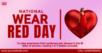 love your heart red day Facebook Shared Image template