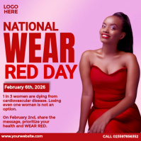 love your heart red Сообщение Instagram template