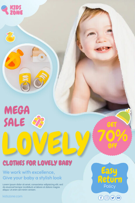 Copy of Lovely Baby Poster | PosterMyWall