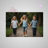 Lovely children Instagram-Beitrag template