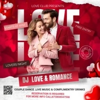 Lovers night Instagram video post template
