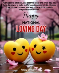 Loving day Instagram Portrait template