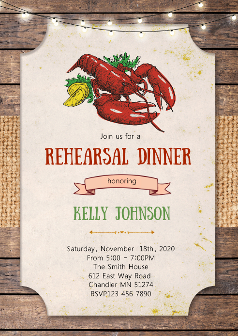 Low Country Boil Invitations