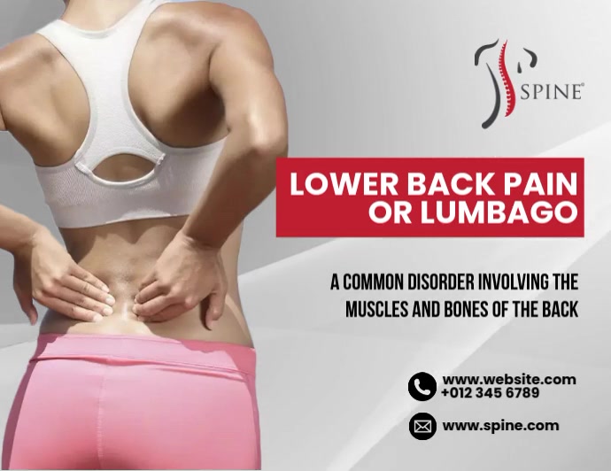 Lower Back Pain Iflaya (Incwadi ye-US) template