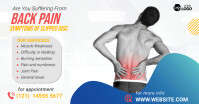 Advertising Back Injuries Lower back pain Ad Template | PosterMyWall