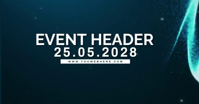 lower third Facebook Event Cover template