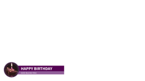 lower thirds BIRTHDAY Pantalla Digital (16:9) template