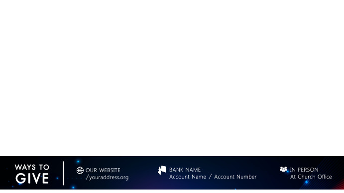 lower thirds ways to give Digital Display (16:9) template