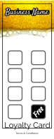 loyalty card / bar offers Colgador de puerta template