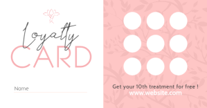 loyalty card template design 2023 2024 2025 2 Facebook Shared Image