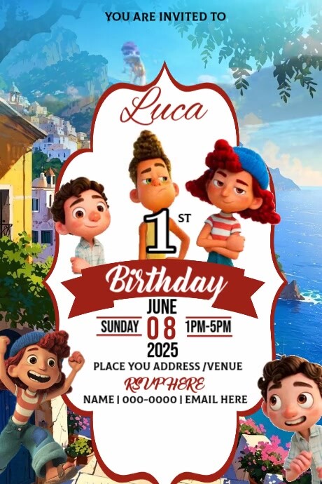 luca Poster template