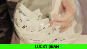 LUCKY DRAW YouTube Thumbnail template