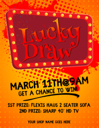 160 Lucky Draw Customizable Design Templates Postermywall