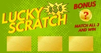 Lucky Scratch Templates Facebook Shared Image