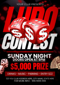 Ludo Contest A4 template