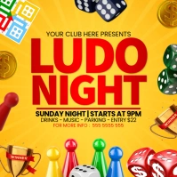 Ludo Night Instagram Post template