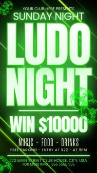 Ludo Night Instagram na Kuwento template