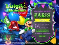 Luigi's Mansion Flyer (US Letter) template
