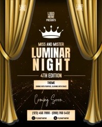 Luminar Night Instagram Portrait template