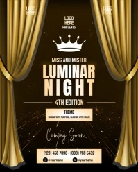 Luminar Night Instagram Portrait template
