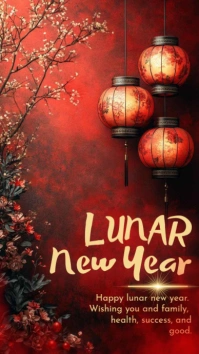 Lunar New Year Instagram-verhaal template