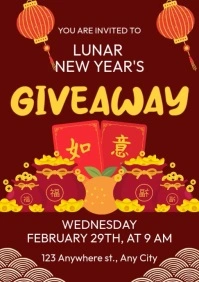 Lunar New Year Giveaway A4 template