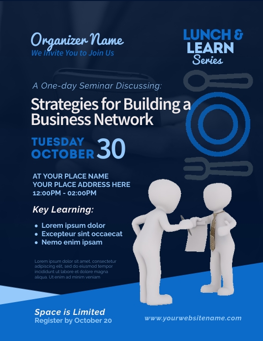 Lunch & Learn Event Flyer Template PosterMyWall Lunch & Learn Event Flyer Template PosterMyWall