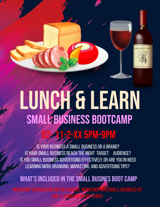Lunch & Learn Template PosterMyWall Lunch & Learn Template PosterMyWall