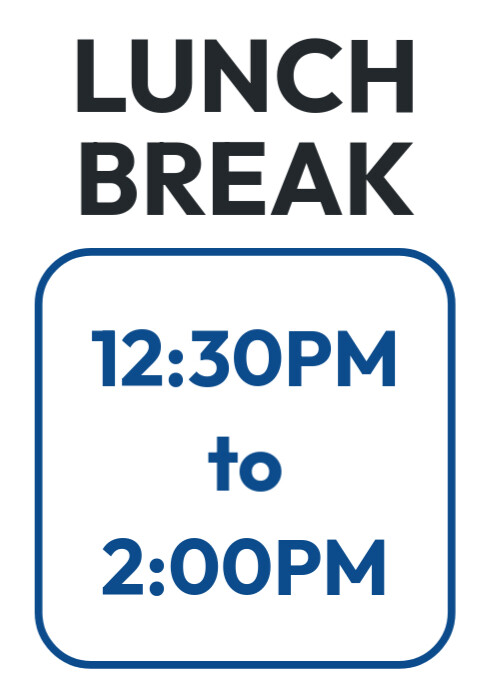 Lunch Break Sign Template PosterMyWall