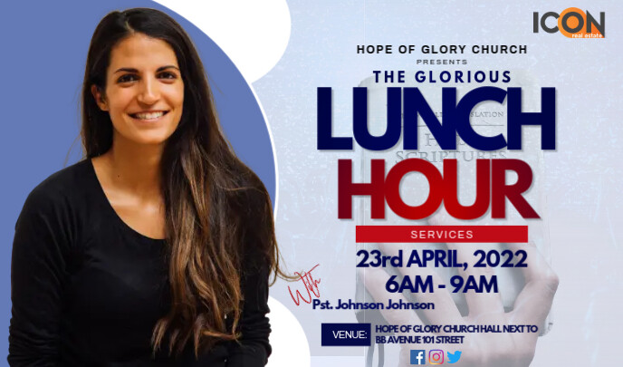 Copy of Lunch hour | PosterMyWall