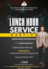 lunch hour service Template | PosterMyWall