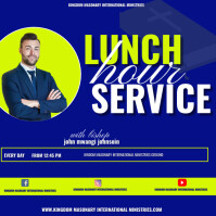 Lunch hour service Template | PosterMyWall
