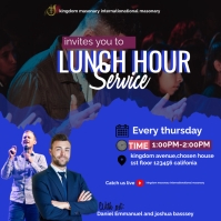 LUNCH HOUR SERVICE TEMPLATE | PosterMyWall