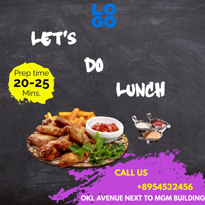 Lunch poster Template | PosterMyWall