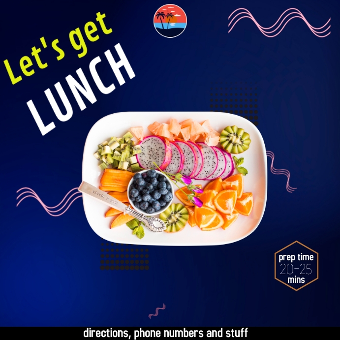 Lunch poster Template | PosterMyWall