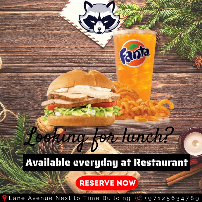 Lunch poster Template | PosterMyWall