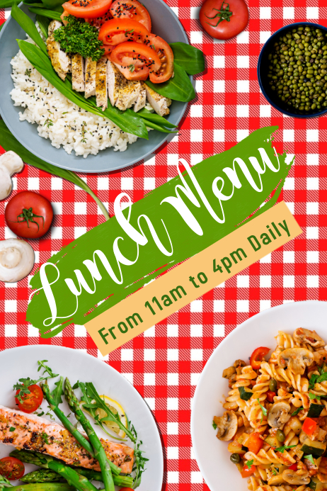 Lunch Restaurant Poster Template | PosterMyWall