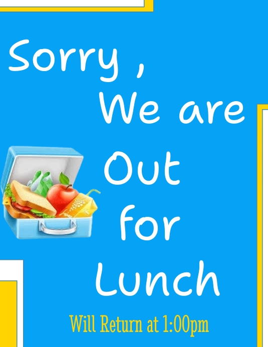 Lunch Express Signs Lunch Sign Template | PosterMyWall